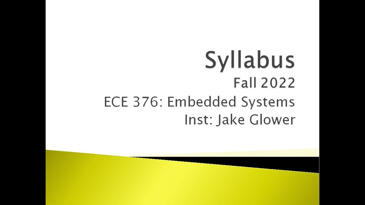 ECE 376 00 Syllabus (Fa22)