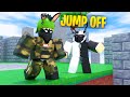I FLEW Over a YOUTUBER To Control My Game... (Roblox Bedwars)
