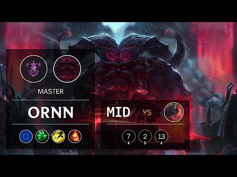 Ornn Mid vs Aatrox - EUW Master Patch 9.6