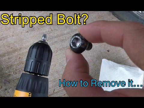 How to Remove Stripped Screw/Allen Bolt: Drill Extractor