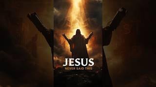 5 Things Jesus NEVER Said | Shocking Bible Truths #shorts