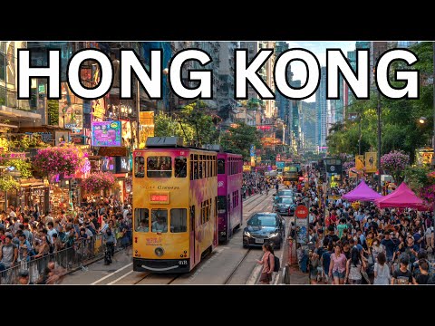 🇭🇰💰 HONG KONG - Walking in the MOST EXPENSIVE City in the World — Central Hong Kong 🇭🇰 香港, 4K HDR