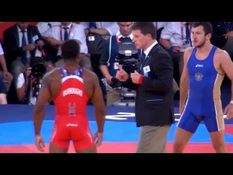 Jordan Burroughs (USA) vs Denis Tsargush - 74 KGA