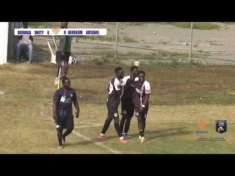 DORMAA UNITY 4 : 0 BEREKUM ARSENAL - 2025/26 ACCESS BANK DIVISION ONE LEAGUE