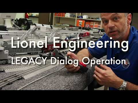 Lionel Legacy Basics - Dialog Operation Sounds On Legacy Locomotives On Cab 1 Or Legacy Remote