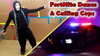 Game Master Fortnite Dances &amp; Cheerleading! Then We Call the Cops!