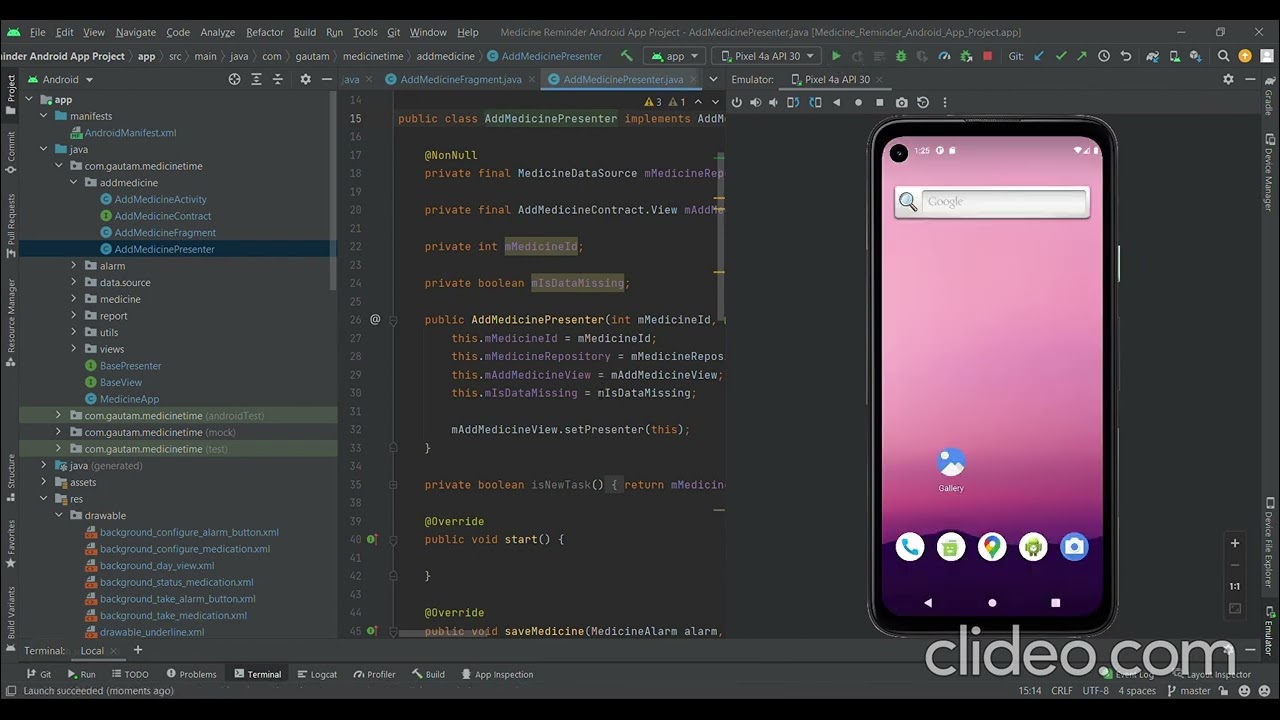 MEDICINE REMINDER APP ANDROID  PROJECT 6TH SEM VTU