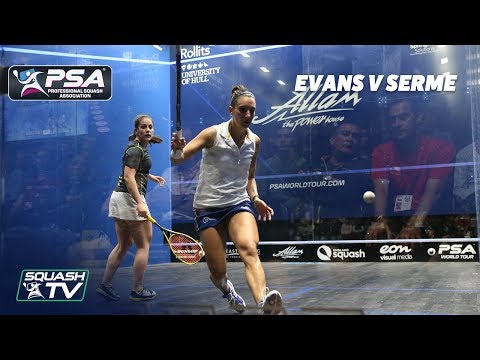 PSA Rewind: Evans v Serme - 2018 British Open - Full Squash Match