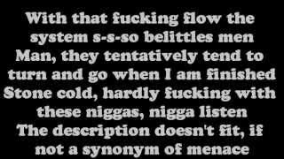 Earl Sweatshirt featuring Vince Staples &amp; Casey Veggies - Hive (LYRICS ON SCREEN)