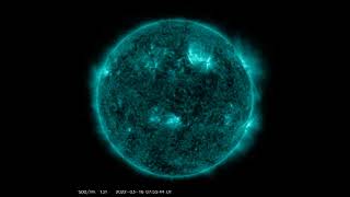 Stunning Footage of Solar Flare on Sun March 16th 2022