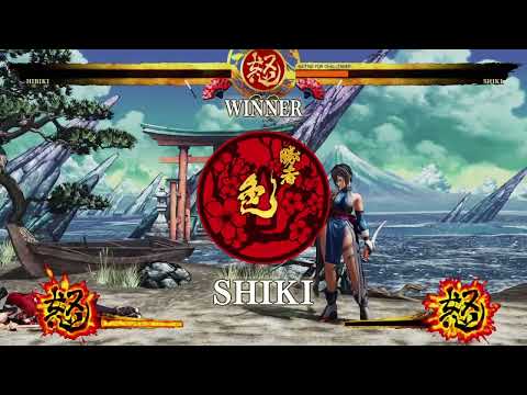 HIBIKI VS SHIKI(HardestAI） ———— Samurai Shodown