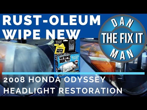 DOES IT WORK?  RUST-OLEUM WIPE NEW - DIY HEADLIGHT RESTORE PRODUCT REVIEW