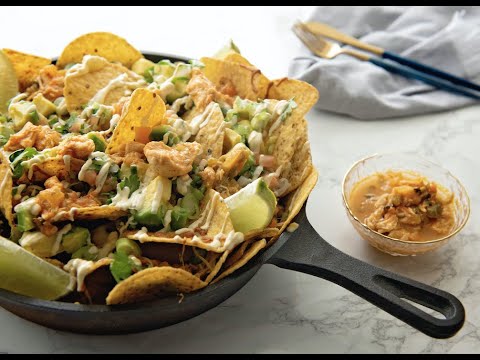 Nachos de pollo
