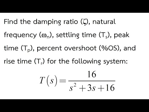 Example of Time Response