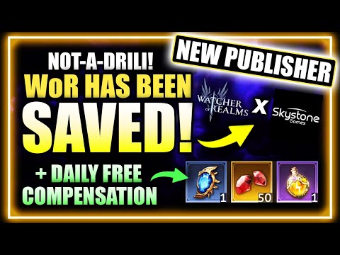WoR is SO BACK! NO CLICKBAIT! New Publisher & Major Player Compensation Rewards ⁂ Watcher of Realms - YouTube