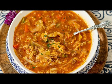 Hearty Mediterranean Cabbage Soup
