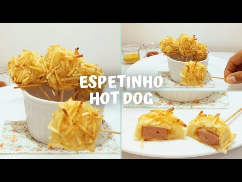 HOT DOG NO PALITO - MINI DELÍCIA / SUPER FÁCIL E RÁPIDO DE FAZER!