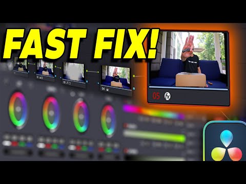 Stabilize Color & Exposure FAST in DaVinci Resolve 19! (STUDIO Only) | Quick Tip Tuesday!