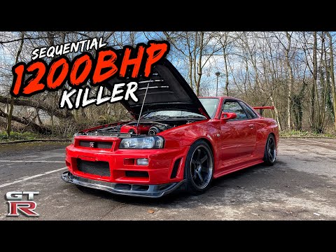 THE FINAL BOSS.. 1200BHP SEQUENTIAL NISSAN SKYLINE R34 GTR