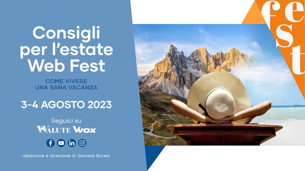 INTRODUZIONE AL WEB FEST “CONSIGLI PER L’ESTATE”