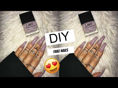 DIY PROFESSIONAL COFFIN NAILS $6 | EASY LONG LASTING NAILS AT HOME