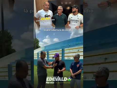 Dep. Edevaldo  destina R$ 250 mil para cobertura da arquibancada do Estádio Municipal de Rio Crespo