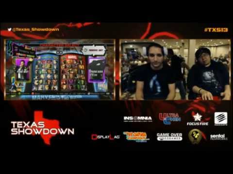 TXS13(UMVC3) Justin Wong vs Chris G- Staged Grand Finals