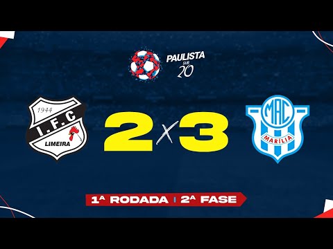 Melhores Momentos de Independente 2 x 3 Marília - Rodada 1- 2ª Fase - Paulista Sub-20 - 2021