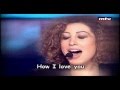How I Love You Live On MTV Bouchra Hachem Heik Menghanni Show Lebanon