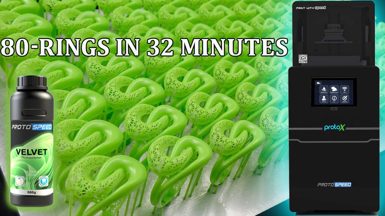 Meet ProtoX: The Fastest 3D Printer For Jewelry With Bigger Platform Size