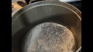 Cleaning Burned Residue from an Staub Enameled Cast Iron Pot