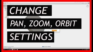 Fusion 360 - Pan, Zoom, Orbit (Rotate) Settings