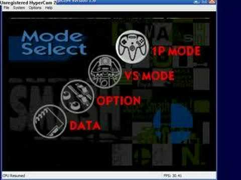 Super Smash Bros 999% damage glitch with Master Hand gameplay