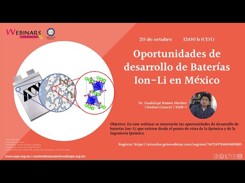, title : 'Webinar  Oportunidades de desarrollo de Baterías Ion Li en México'