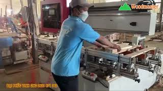 Máy làm mộng âm CNC 4 đầu Khoan lỗ tại Xưởng LM Wood