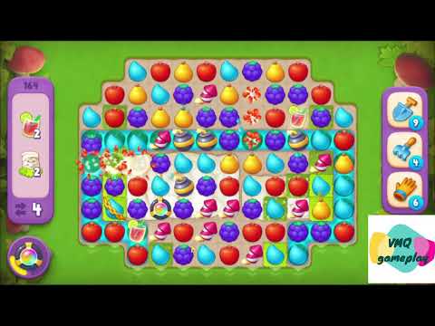 Gardenscapes level 164 gameplay