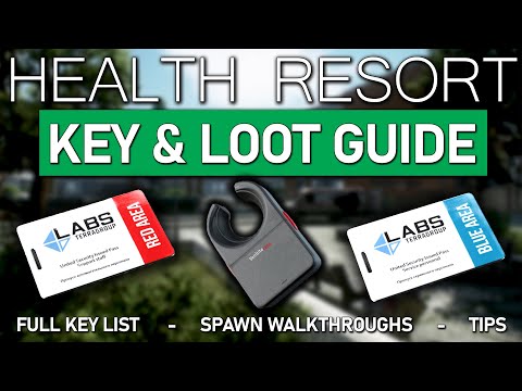 Health Resort Guide - Key Guide - *ALL* LEDX Spawns (+Red/Blue Keycard Spawns) | Escape From Tarkov