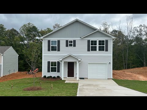 Brand NEW Two-Story 4 bedroom 2.5 bath Home in Asheboro with 1 car garage/Flex room property video