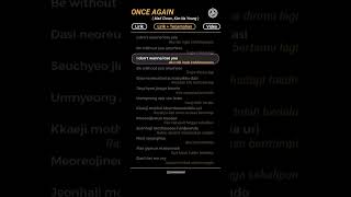 Download lagu Lirik lagu Once Again - Mad Clown, Kim Na Young Viral di Tiktok mp3 Download lagu Lirik lagu Once Again - Mad Clown, Kim Na Young Viral di Tiktok mp3