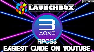 Launchbox: How To Setup Playstation 3 #launchbox #playstation3 #rpcs3