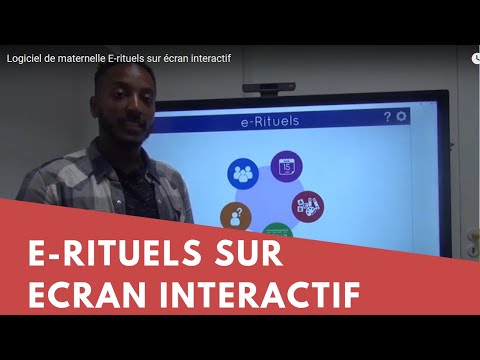 Logiciel de maternelle E-rituels sur Ã©cran interactif