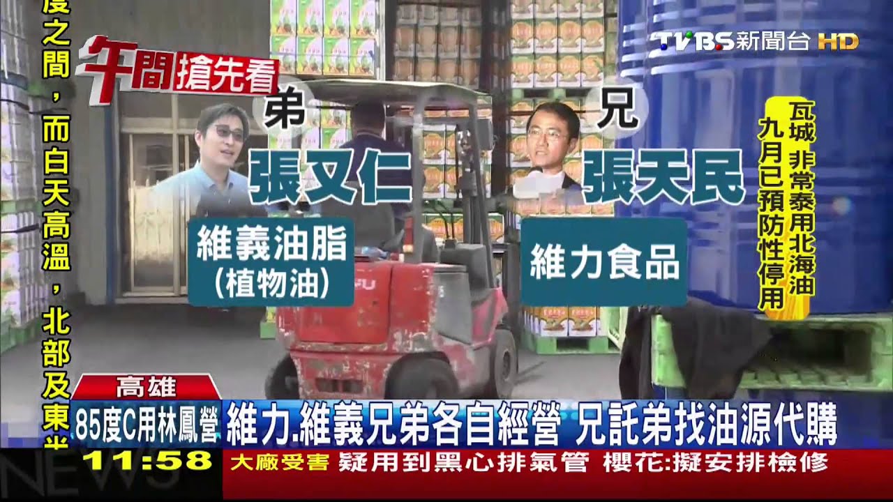 劣油風暴／維力泡麵曾用北海油脂　託維義幫忙代購