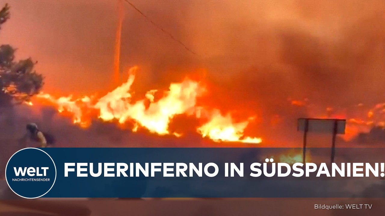 FLAMMENINFERNO IN ANDALUSIEN: Große Tragödie! Verheerender Waldbrand fordert mindestens zwölf Tote!
