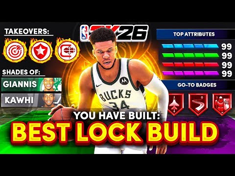 NEW BEST LOCKDOWN BUILD is GAMEBREAKING in NBA 2K26! (6'6 BEST LOCK)