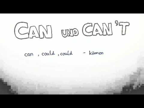 CAN UND CAN'T | Englisch | Grammatik