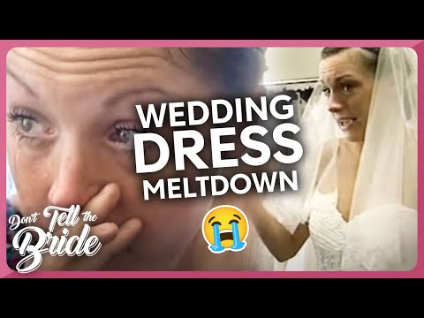 Bride MELTDOWN over Groom's Wedding Dress Pick! | Wedding Dress Reveal | Don't Tell The Bride