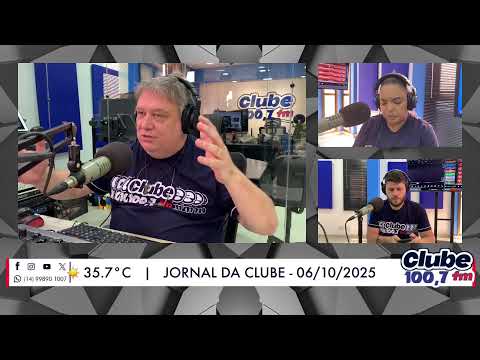 Jornal da Clube - 06/10/2025 - Edição do Almoço