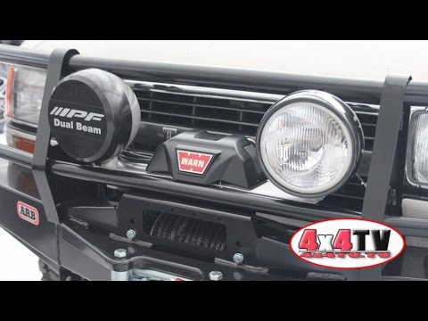 4x4TV Product Review - IPF 900 Dual Beam Light Install Land Cruiser