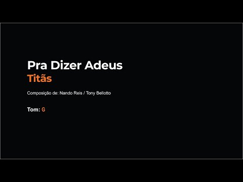 Pra Dizer Adeus - Mulher Sarada