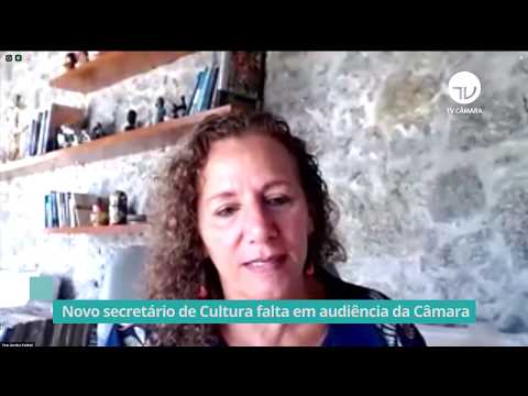 Novo secretário de Cultura falta à audiência na Câmara - 30/06/20